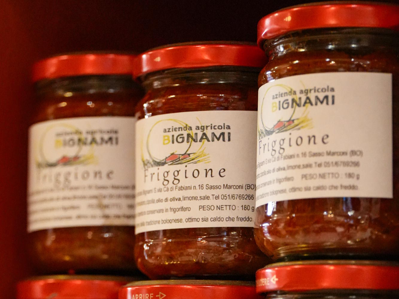 dispensa barattoli friggione bologna bottega botlé